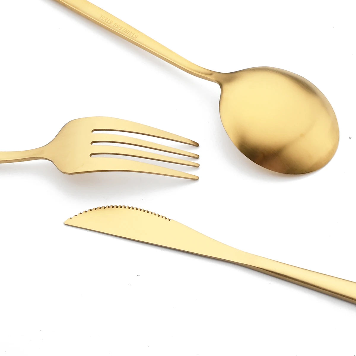 KNGZI 6Pcs Matte Stainless Steel Dinner Fork Set &ndash; Eco-Friendly Design