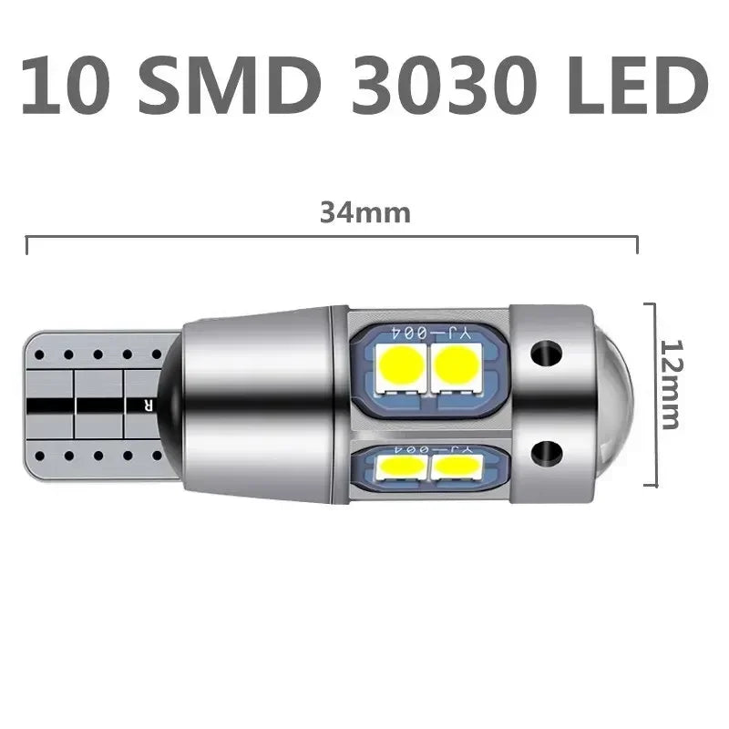 2Pcs Super Brigh T10 W5W 168 192 Led Lamp &ndash; CANBUS No Error