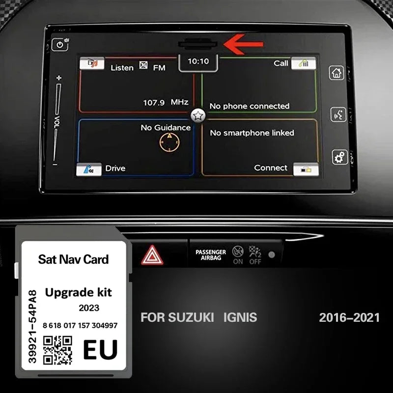 Suzuki IGNIS 2016 2021 Map SD Card 16GB - New Updated Maps