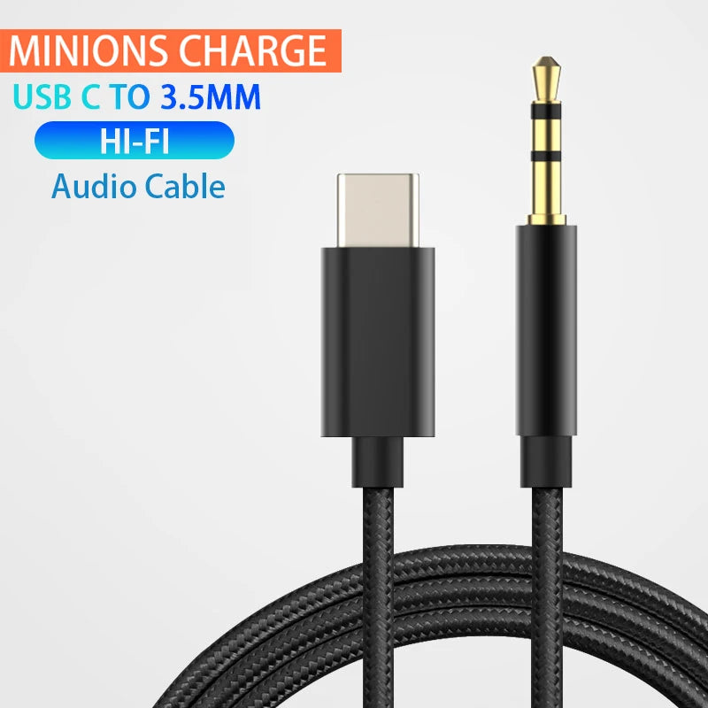 USB Type C to 3.5mm Aux Audio Adapter