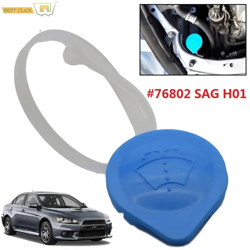 Front Wiper Washer Fluid Reservoir Bottle Lid Cap Cover For Mitsubishi Lancer Ex Galant Fortis Galant 2009 2010 2011 2012 - 2016 by InterCyprus Trading Ltd