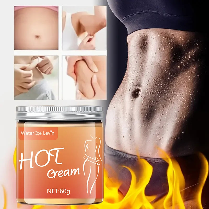 Water Ice Levin Massage Cream &ndash; Hot Compress for Tightening Abdominal Muscles