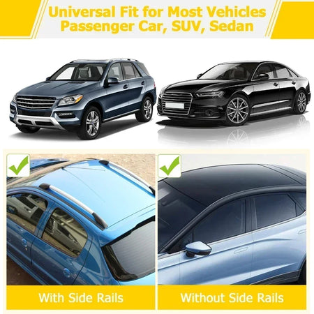 Universal Roof Luggage Soft Rack Pads &ndash; Non Slip Padding