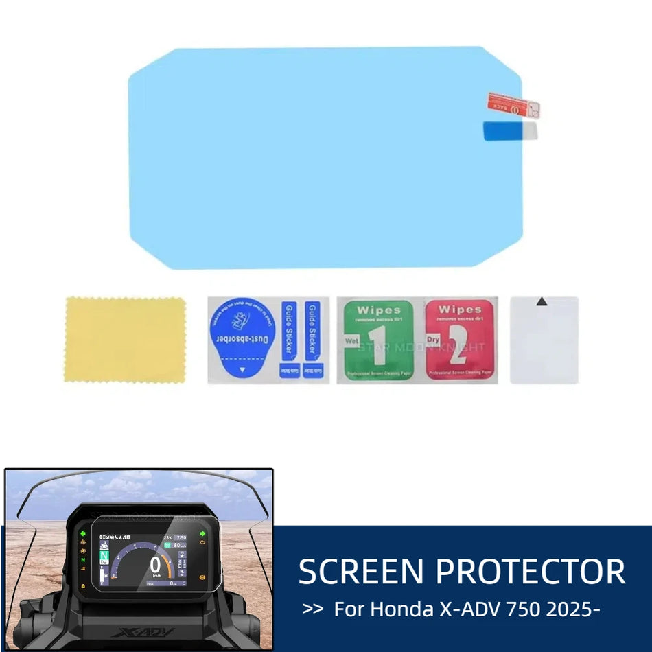 Filme Protetor de Ecrã Honda X-ADV 750 Para Modelo 2025, Anti-Reflexo, Feito de TPU, Corte Preciso