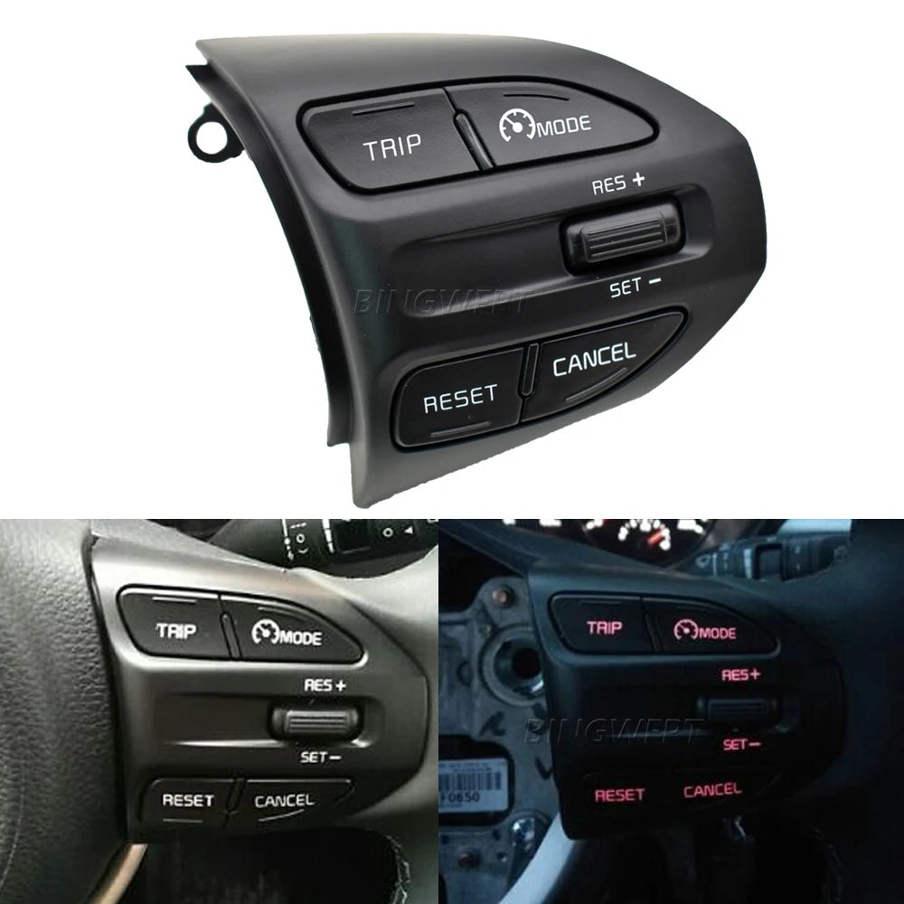 Multi Functional Steering Wheel Switch Cruise Control Buttons With Backlight For KIA Rio 2018-2019 For Rio X-line 2017 2018 2019 by InterCyprus Trading Ltd