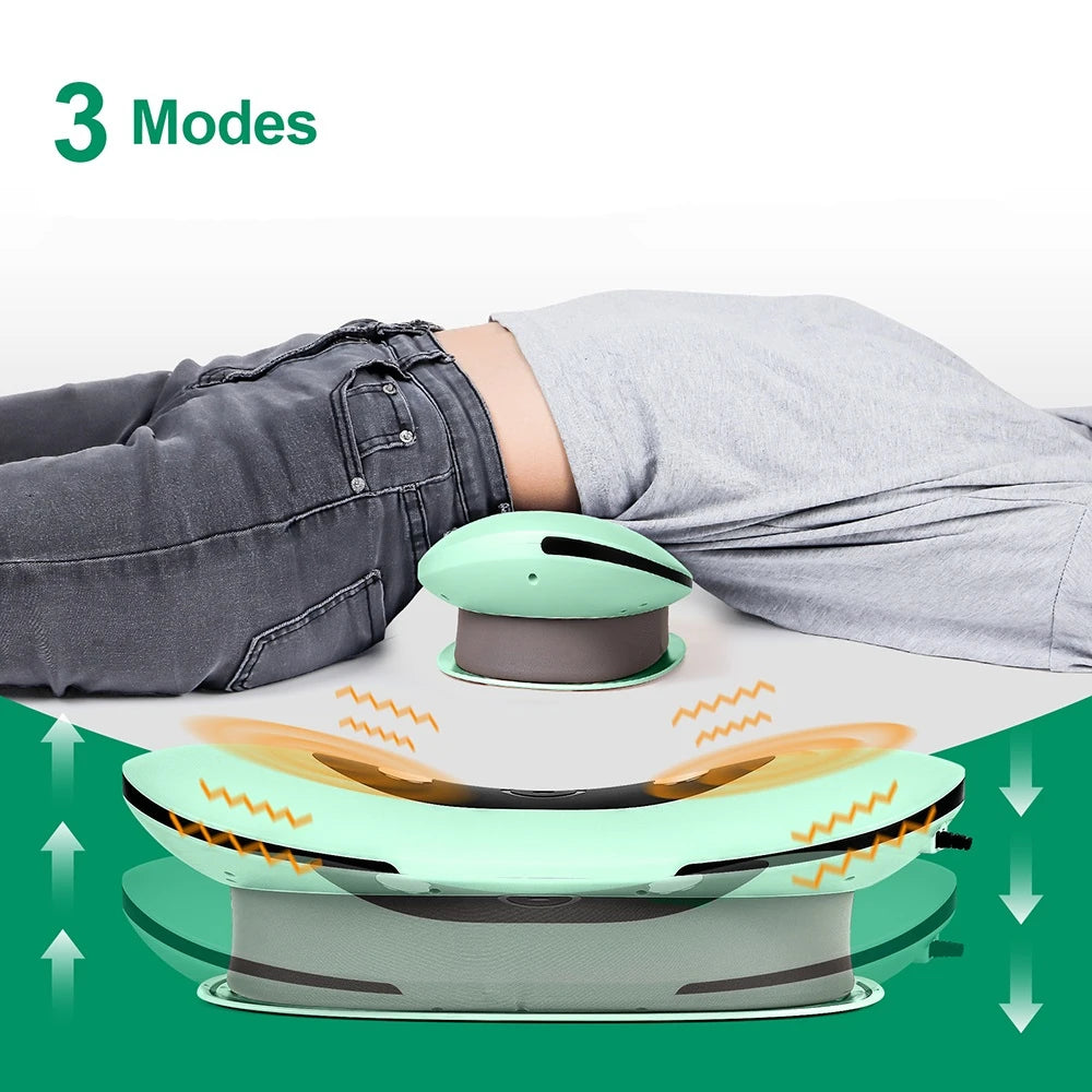 Electric Lumbar Traction Massager &ndash; Adjustable Vibration for Ultimate Back Support