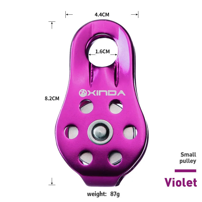 XD-8610 Small Pulley &ndash; Lightweight Aluminum Construction Purple