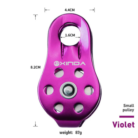 XD-8610 Small Pulley &ndash; Lightweight Aluminum Construction Purple