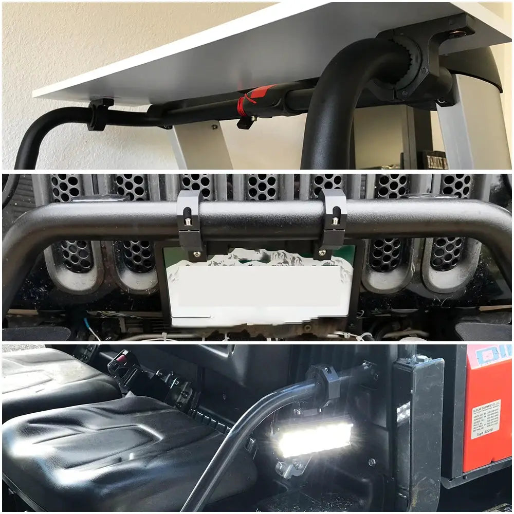 LED Light Bar Mounting Bracket Kit for 1"/1.5"/1.75"/2" Universal Aluminum ATV UTV Off-Road Motorcycle Truck Whip Light Mount by InterCyprus Trading Ltd