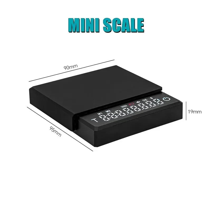 Tiny Espresso Coffee Scale black