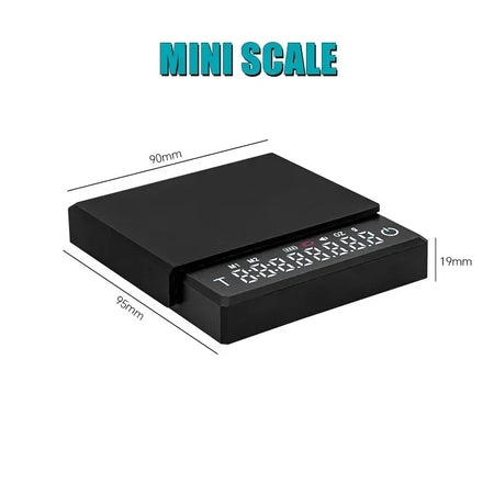 Tiny Espresso Coffee Scale black