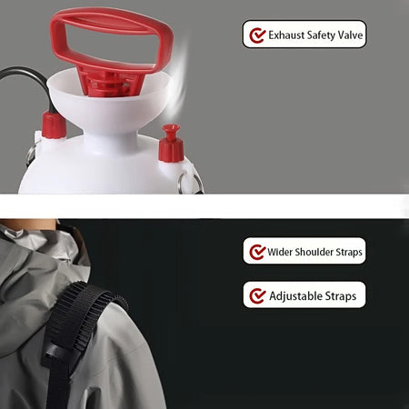 Portable Camping Shower with 3m Hose - Ideal for Outdoor, Travel &amp; Car Wash