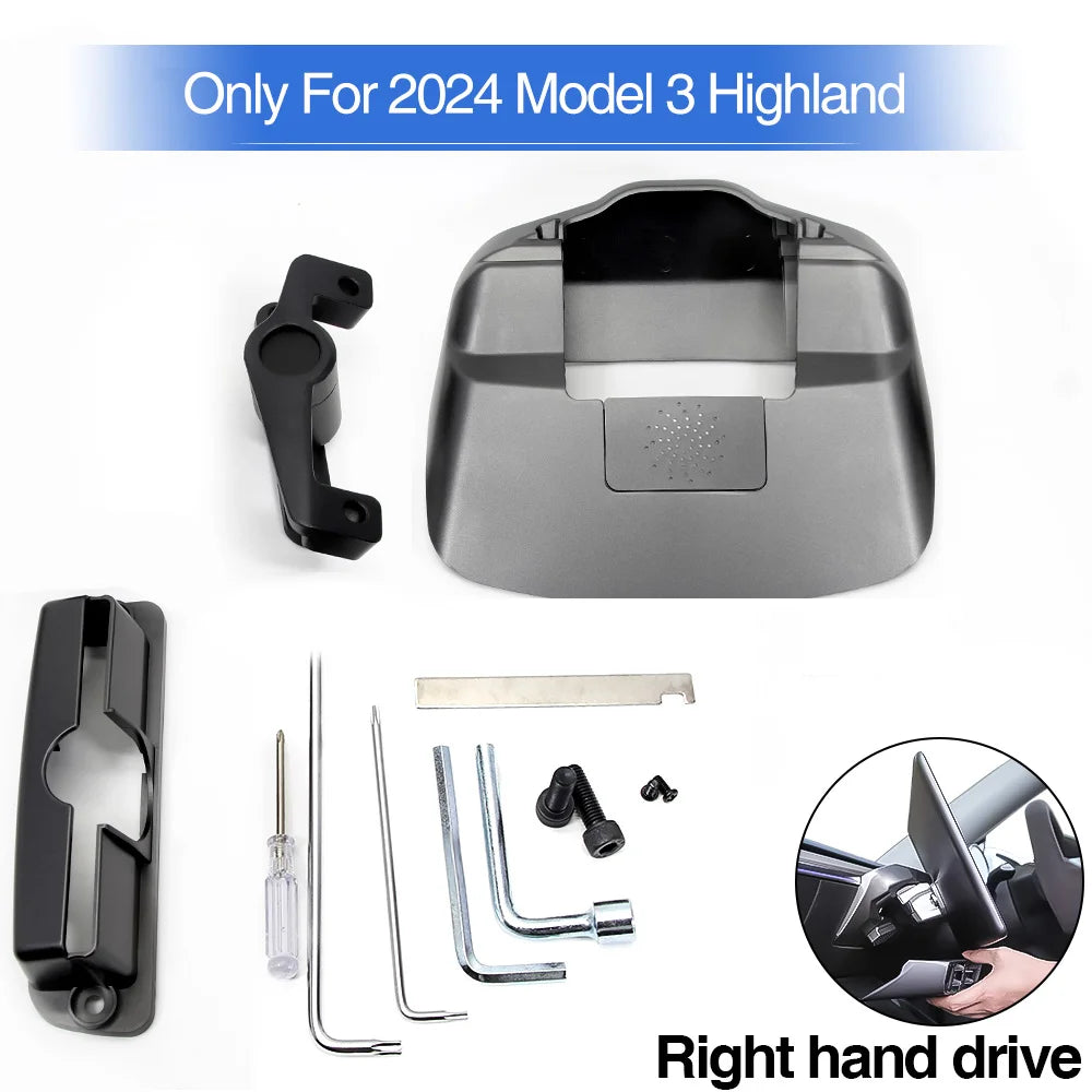 Tesla Model Y Model 3 Swivel Mount - Rotating Tilt Display Model 3 2024 Right