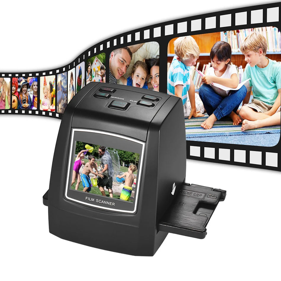 Skenner filmů s vysokým rozlišením 14MP až 22MP pro diapozitivy a negativy 35mm až 110mm