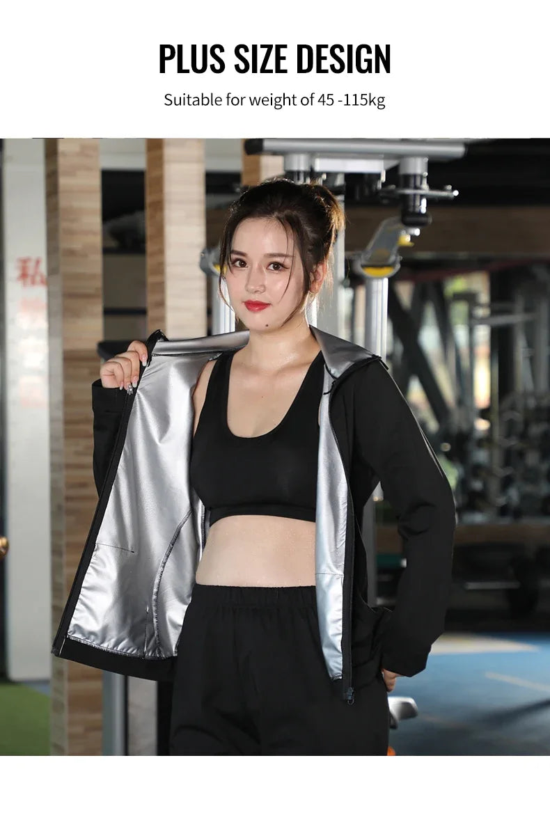 New Sauna Suit Women Plus Size Gym Wear &ndash; Weight Loss