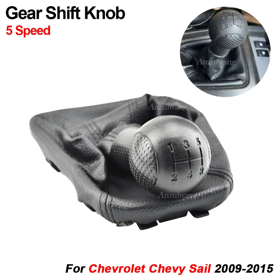 Perilla de cambio manual con cubierta para Chevrolet Sail 2009-2014