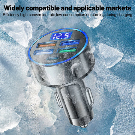 250W 5-Port Fast Charge Car Charger