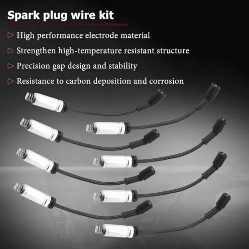 8 gab. aizdedzes sveču vadu komplekts Cadillac CT5 CTS Escalade