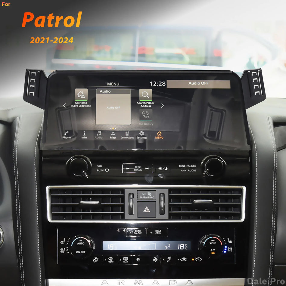 Držák telefonu do auta s pevným základem pro Nissan Patrol Armada 2021-2024