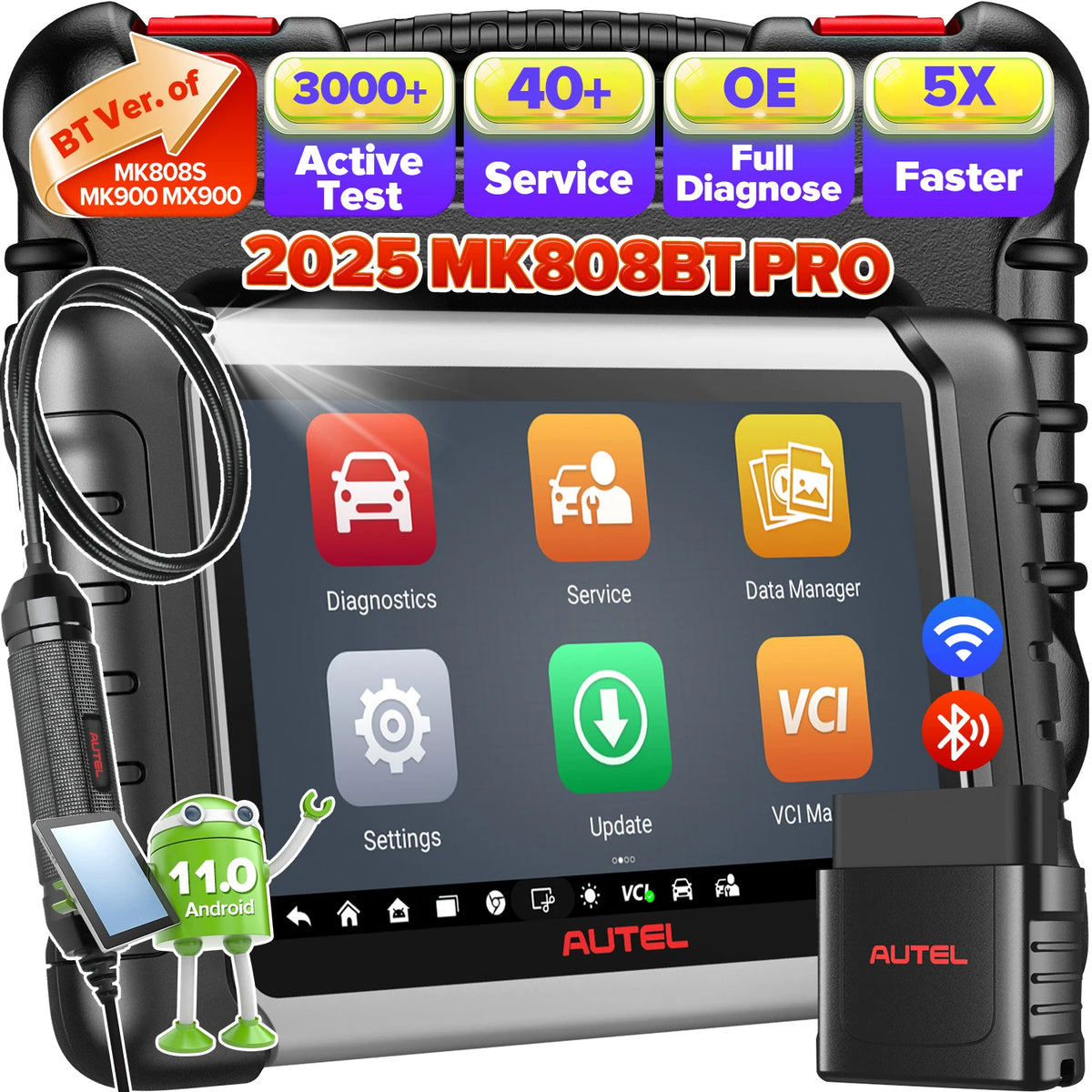 Autel MaxiCOM MK808BT PRO Diagnostic Tool &ndash; Bi-Directional