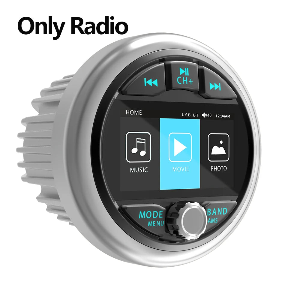 MS-50RV-1 Motor MP5 Radio Stereo &ndash; Bluetooth IPX5 Marine Only Radio