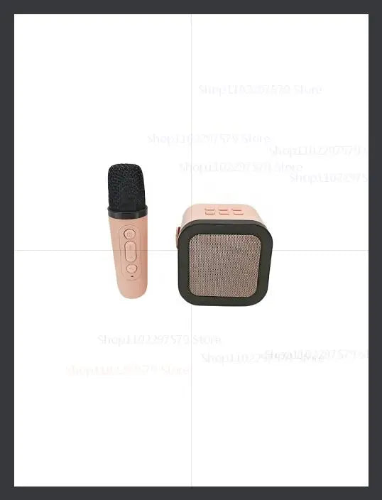 K12 Portable Bluetooth Speaker - Outdoor Karaoke Live Pink with 1Mic