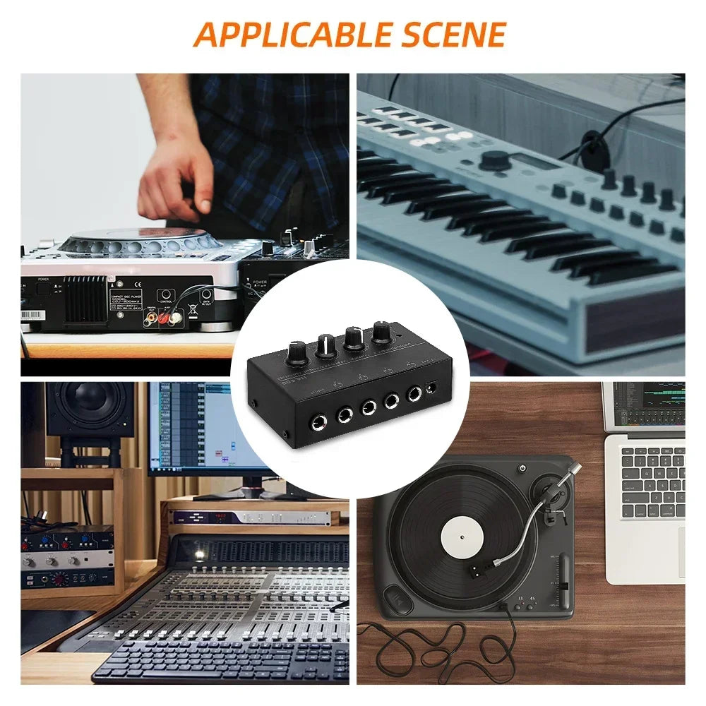 HA400 Headphone Amplifier &ndash; Ultra Compact 4 Channel