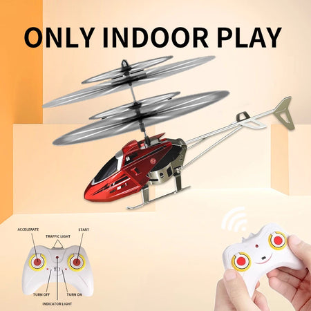 Remote Controlled Airplane Model &ndash; Drop Resistant Design for Kids