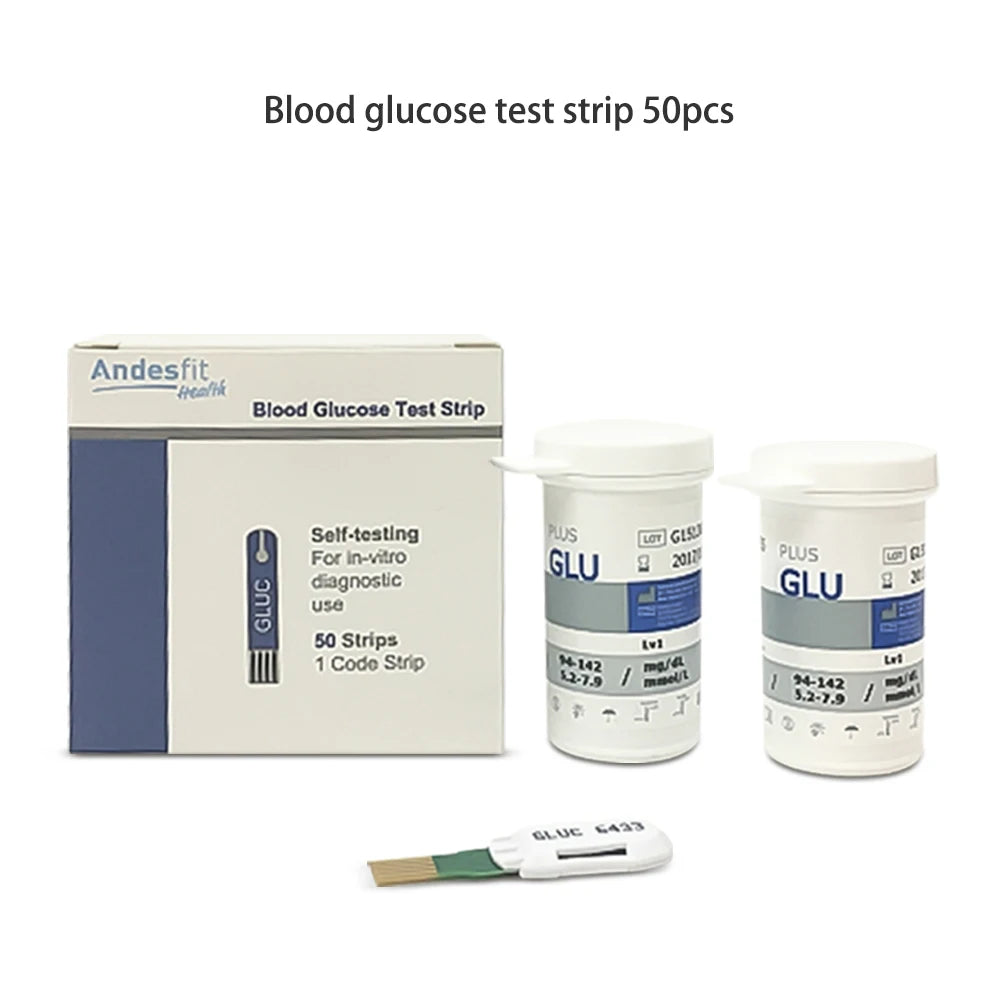 Schbit Wireless Bluetooth Blood Glucose Meter &ndash; Quick and Accurate Measurements Test Strip 50pcs