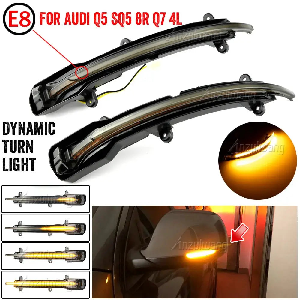 Dynamic LED Turn Signal Lights For Audi Q5 Q7 SQ5 SQ7 8R 4L by InterCyprus Trading Ltd