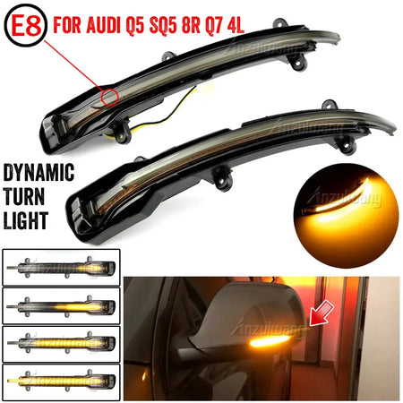Dynamic LED Turn Signal Lights For Audi Q5 Q7 SQ5 SQ7 8R 4L by InterCyprus Trading Ltd