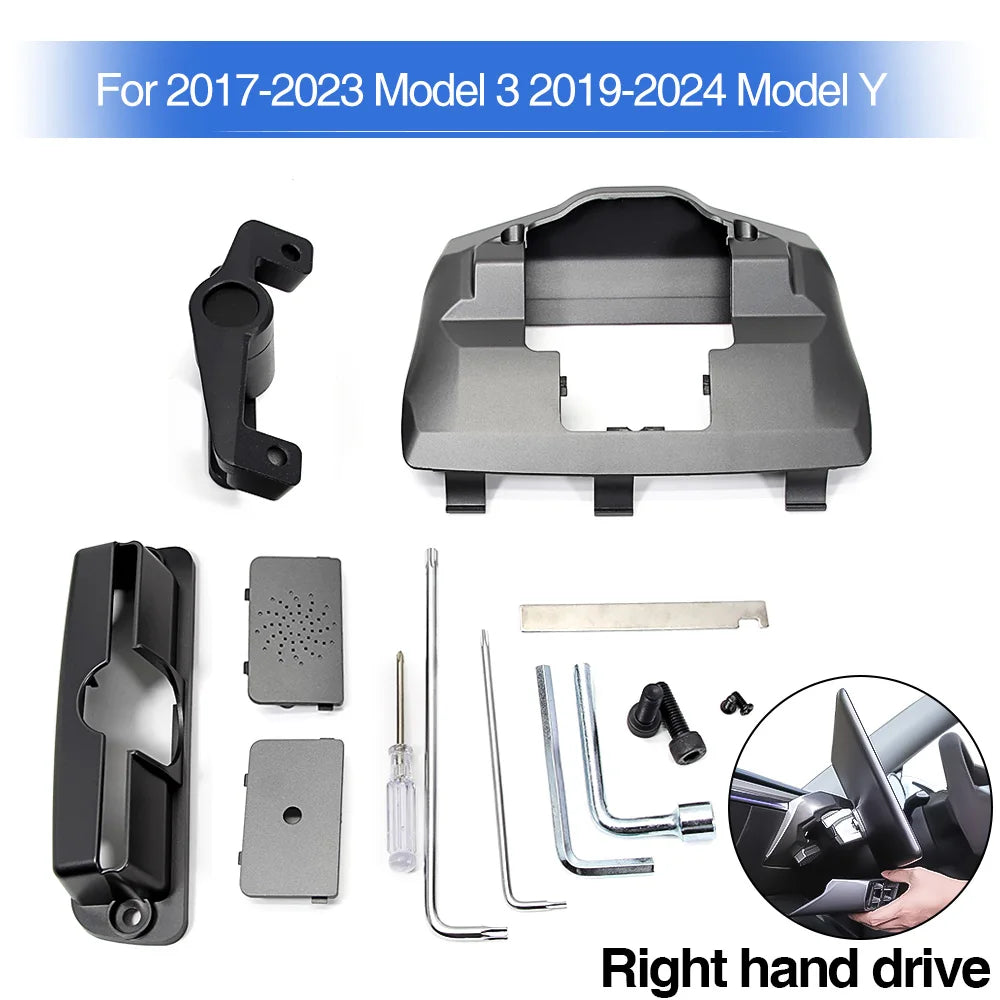 Tesla Model Y Model 3 Swivel Mount - Rotating Tilt Display Model 3 and Y Right