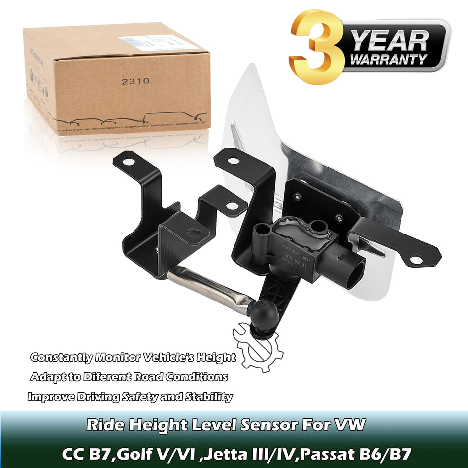 Sensor de faros de eje trasero con carcasa de GRP para Volkswagen CC B7 y Golf Jetta Passat