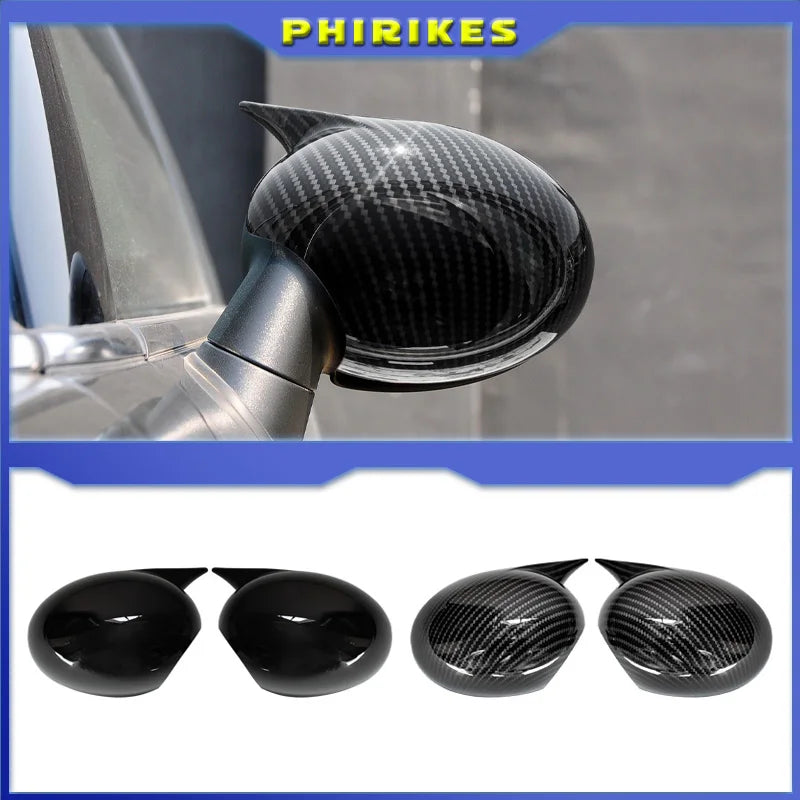 Coperture per specchietti neri lucidi MiniCooper R55 R56 R57 R58 R60