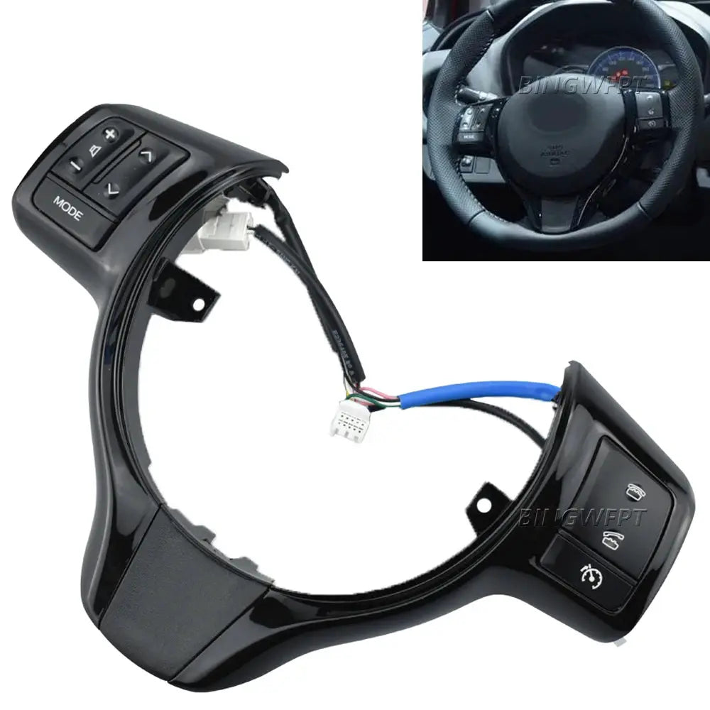 Multi-function Steering Wheel Control Switch Button For Toyota Yaris 2012-2017 For Toyota VitZ 2012-2014 by InterCyprus Trading Ltd