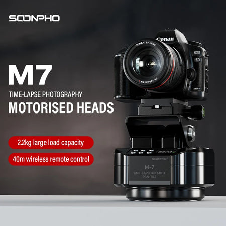 Soonpho M7 Electric Gimbal - 360&deg; Rotation &amp; Wireless Control