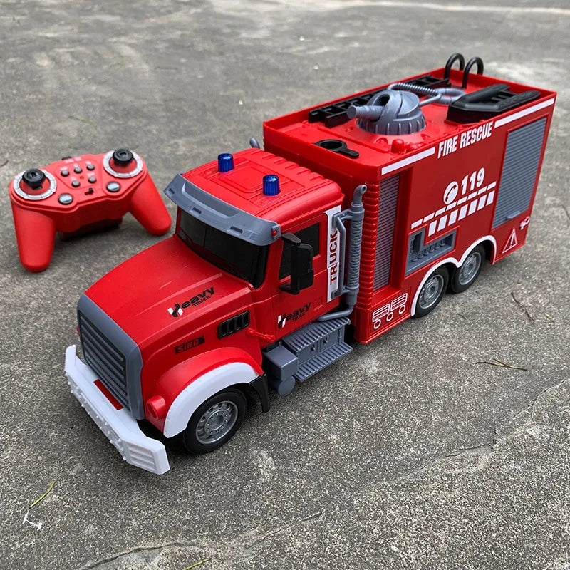 Rc Fire Engine Car &ndash; 2.4G Remote Control with Sound and Lights