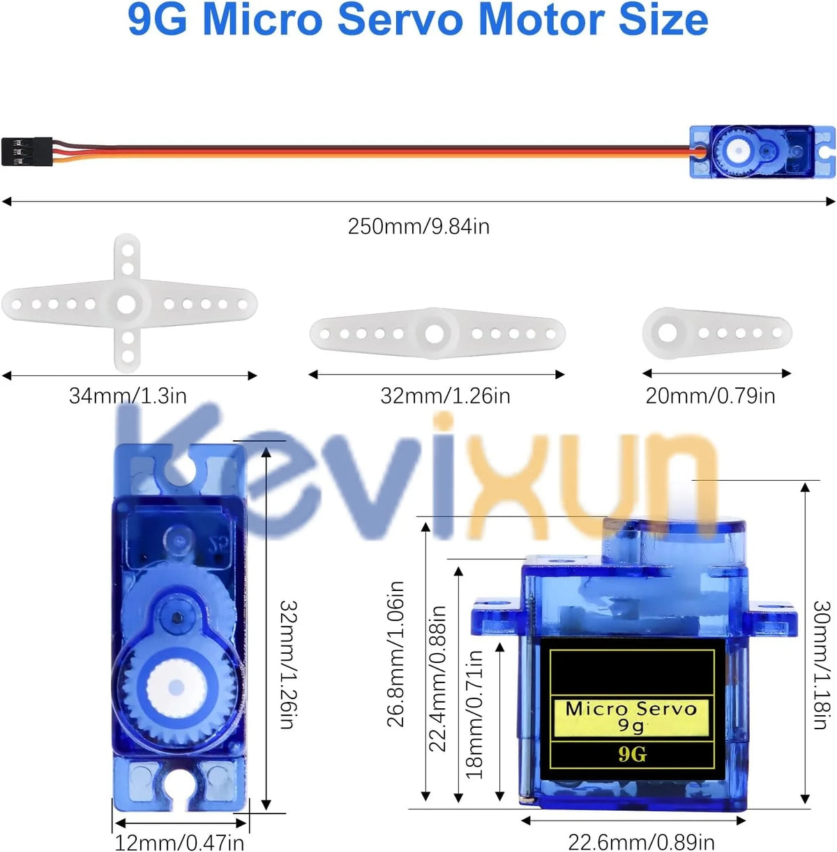 SG90 9G Micro Servo Motor &ndash; Exceptional Control and Precision