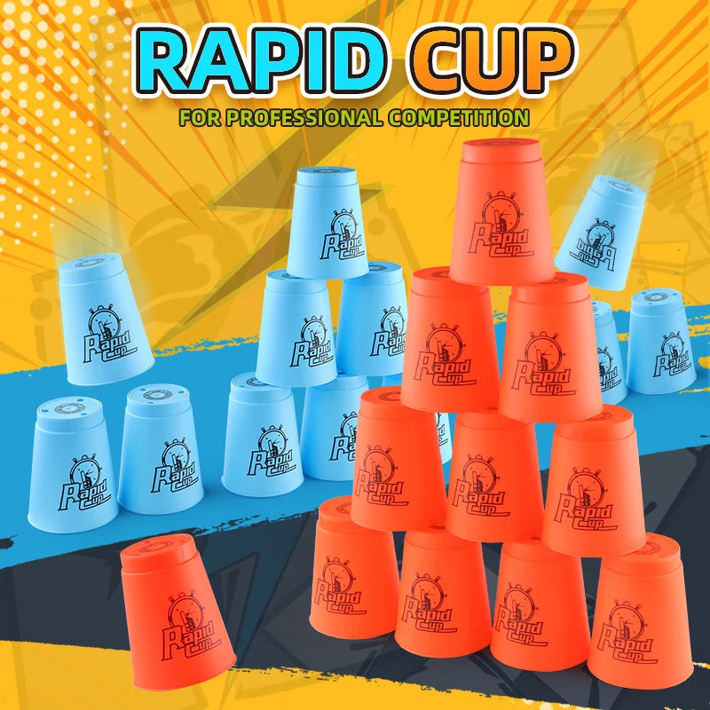Four Colours Quick Stacks Cups &ndash; Fast Reaction Sports Training Game