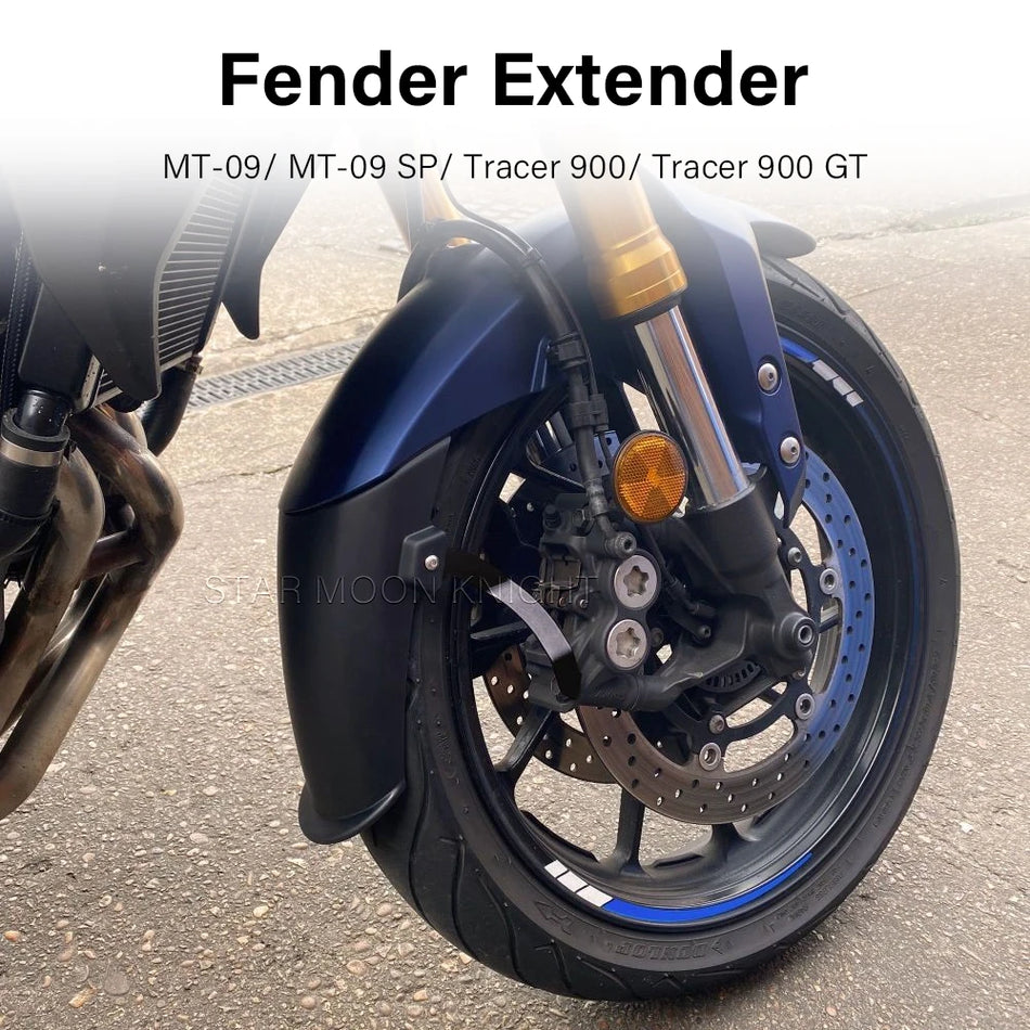 Yamaha Tracer 900 MT-09 mudguard paplašinājumi priekšējā mudguard aizsargam, saderīgs ar MT-09 SP 2013-2020