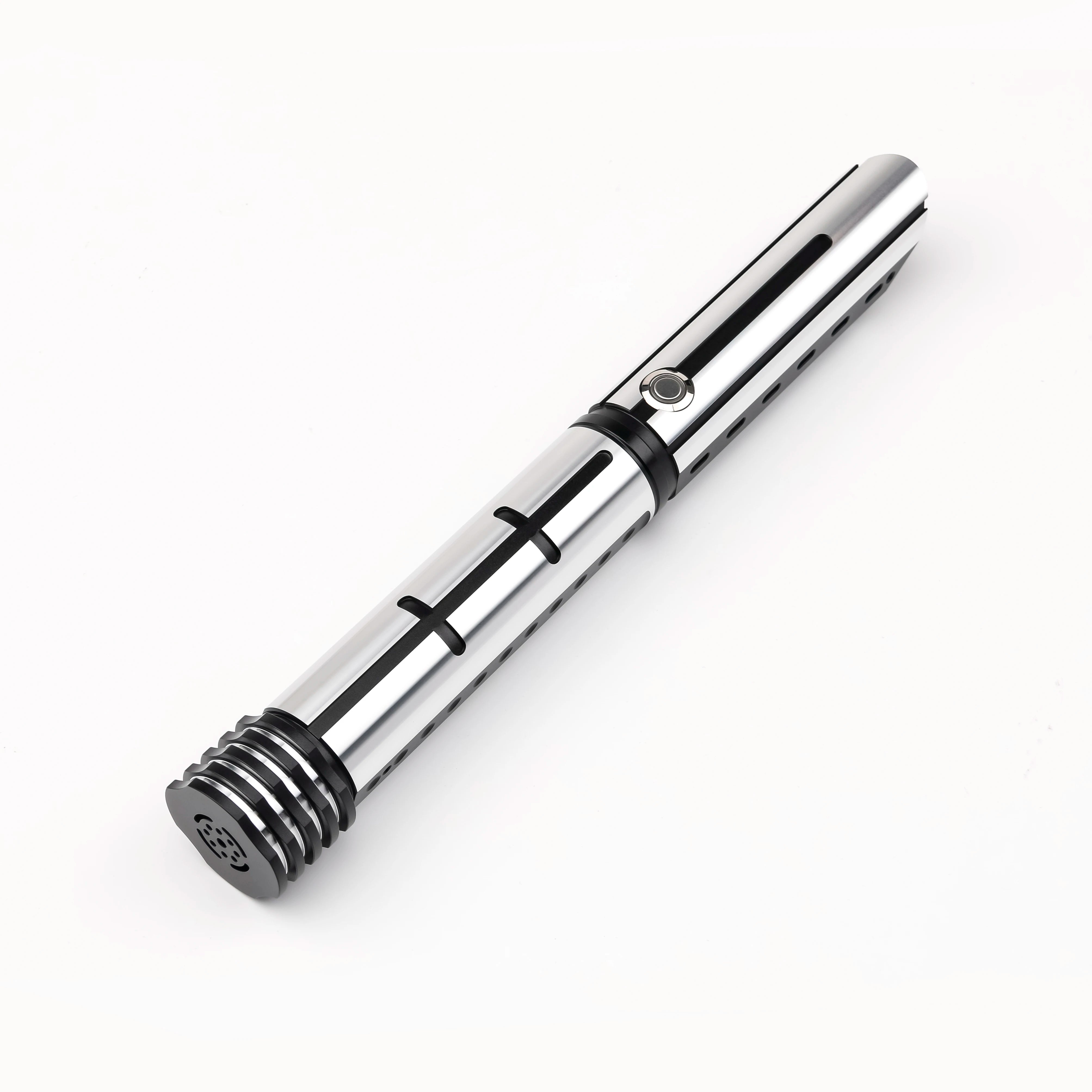 SaberFeast Metal Lightsaber Empty Hilt for DIY Jedi Cosplay E32 Black