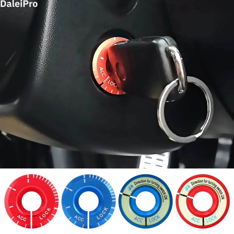 Kryt klíče zapalování Škoda Fluorescenční hliníkový lem