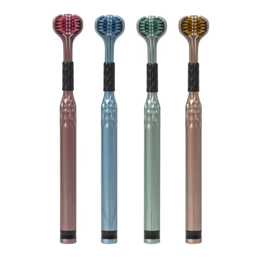 3D Manual Toothbrush &ndash; Comprehensive Oral Cleaning 4pcs