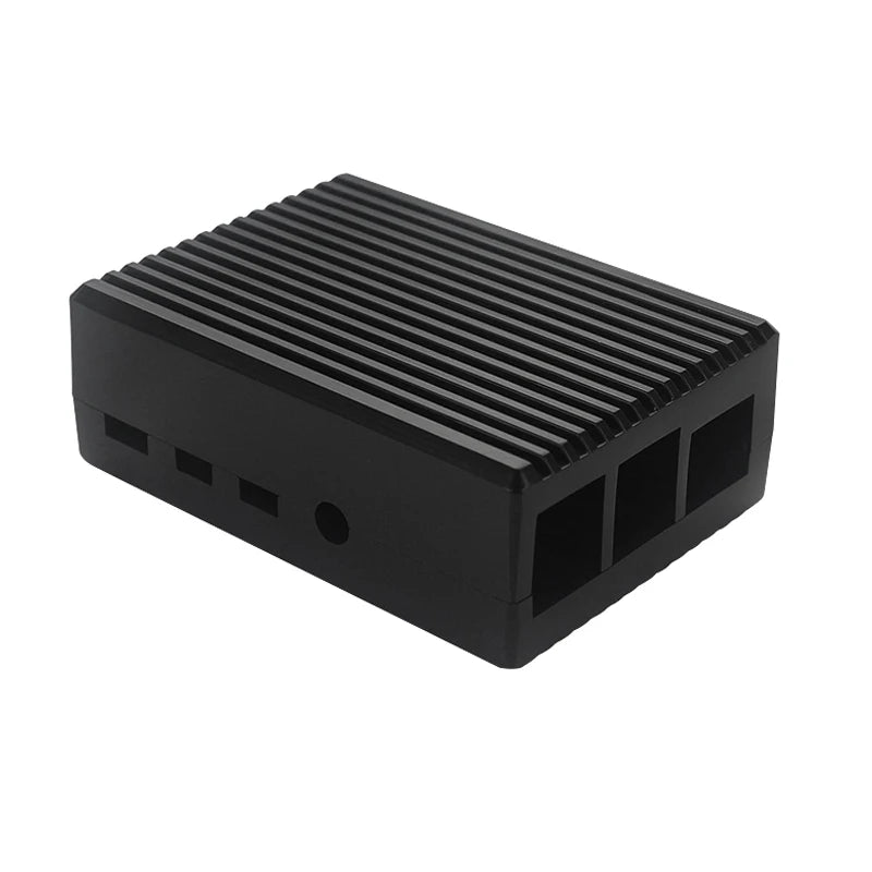 Aluminum Alloy Case for Raspberry Pi 4 &ndash; Passive Cooling Design Black
