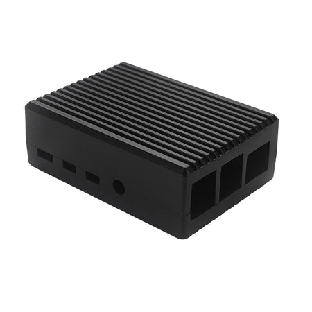 Aluminum Alloy Case for Raspberry Pi 4 &ndash; Passive Cooling Design Black