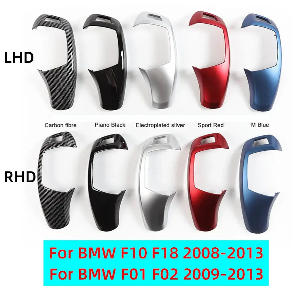 For BMW F01 F02 F10 F18 LHD RHD Car Gear Shift Lever Knob Cover Replacement Trim Shifter Lever Panel Accessories 2008-2013 by InterCyprus Trading Ltd