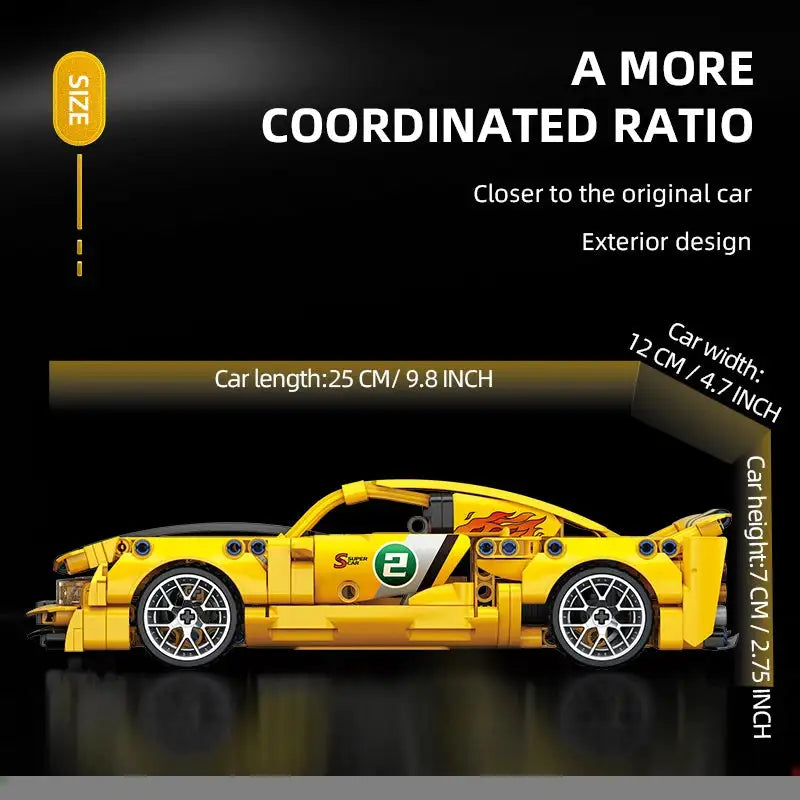 ToylinX 1 18 Scale 451 PCS Lego Compatible Automobile