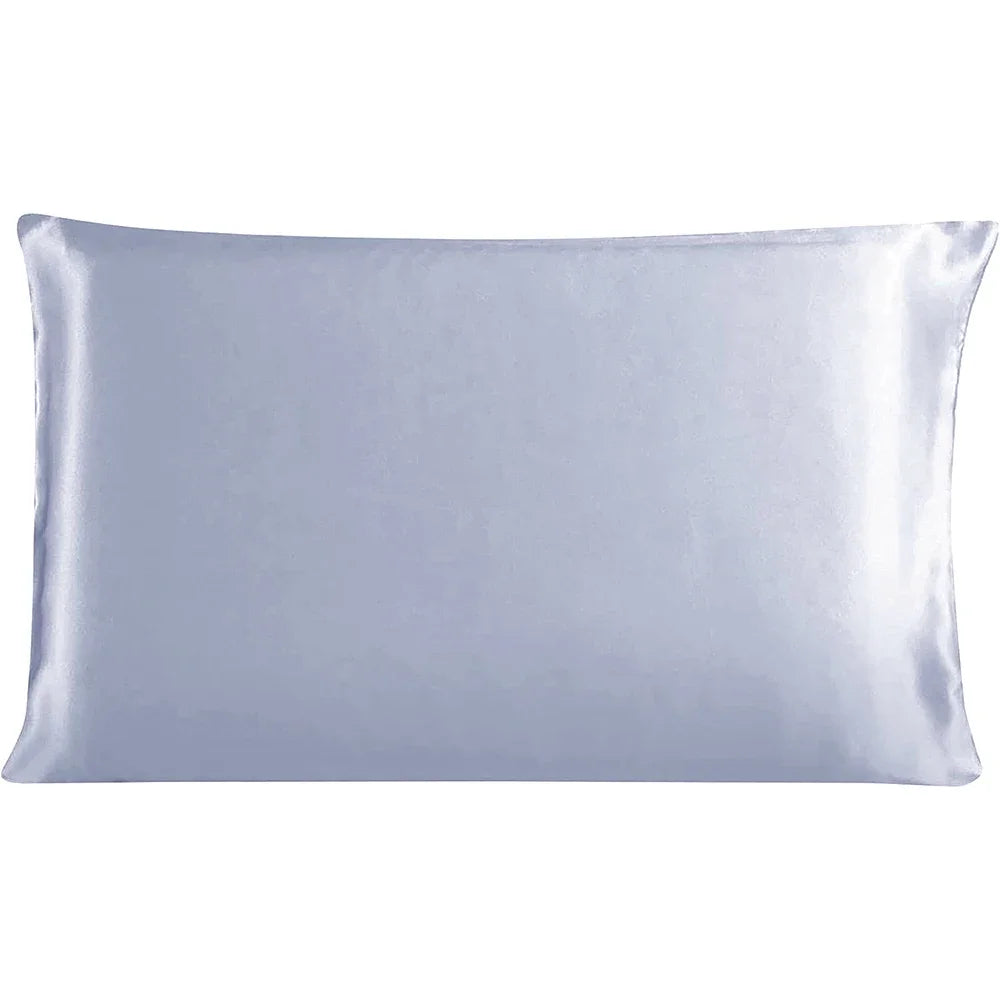 Natural Pure Silk Pillowcase &ndash; Luxurious Comfort for Hair and Skin Silver / 50x70cm / CHINA