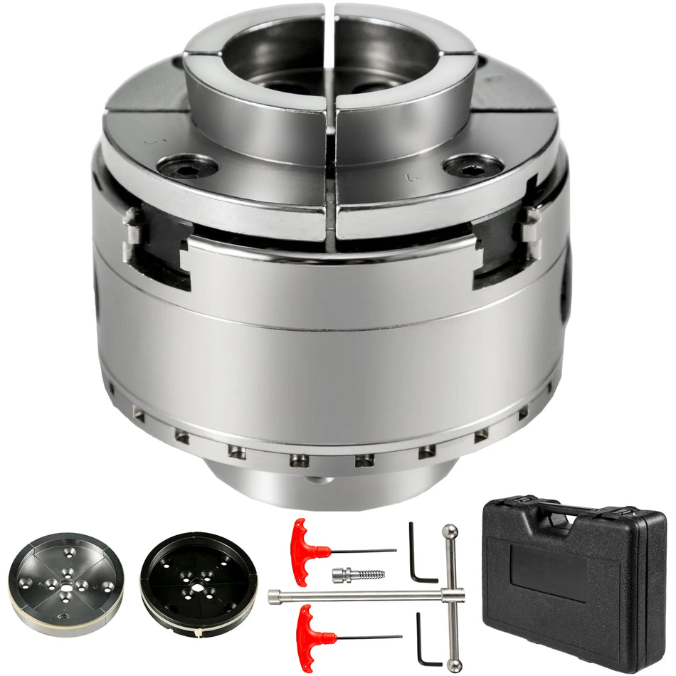 VEVOR Set di mandrini a 4 griffe autolocanti da 100 mm da 4 pollici