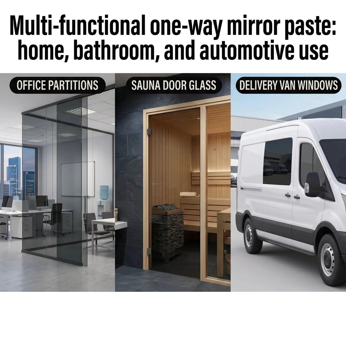 One-Way Privacy Vision Auto Glass Anti-Peep Cleaning Paste Professional Deep Clean Stain Dust All Glass Surfaces Compatible by InterCyprus Trading Ltd